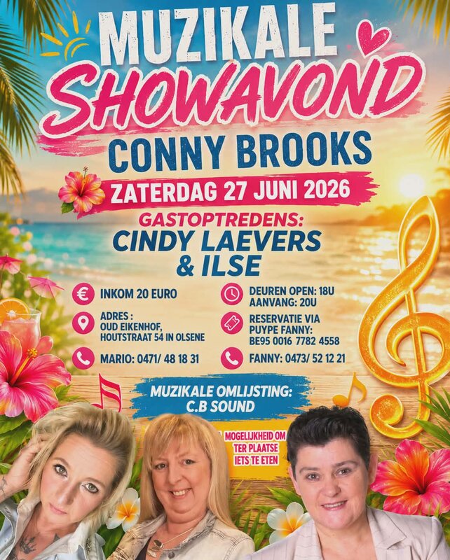 Concerten Conny Brooks muzikale avond