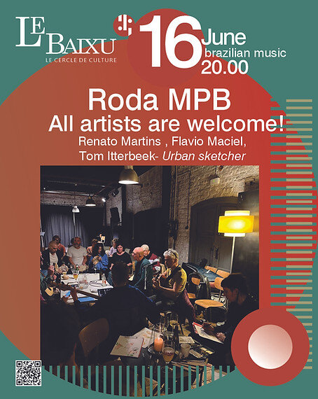 Nachtleven Roda brazilian music + urban sketch
