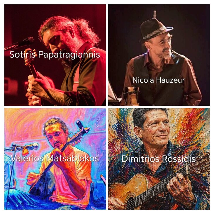 Concerten Sotiris Papatragiannis Quartet: Smyrna & Rebetiko
