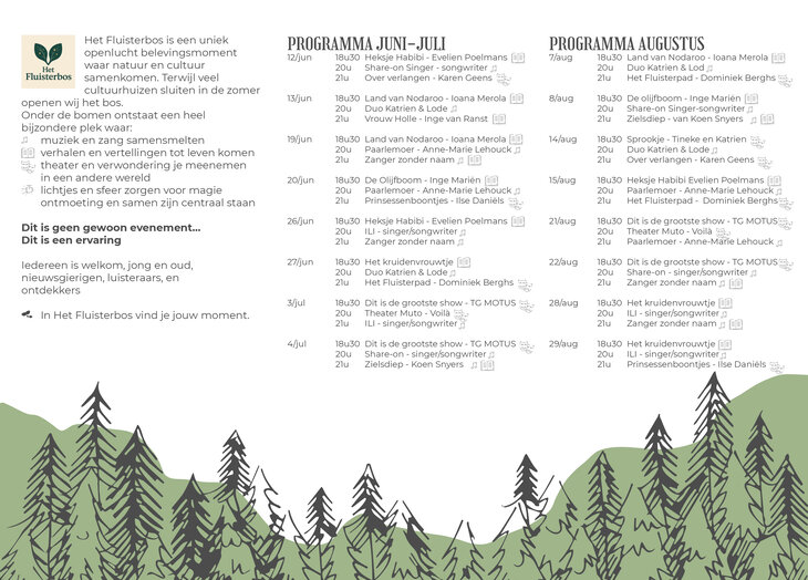 Nachtleven Het fluisterbos - cultuur de natuur