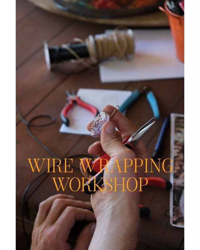 Workshops ✨ Wire Wrapping Workshop Maak eigen ketting oorbellen ✨