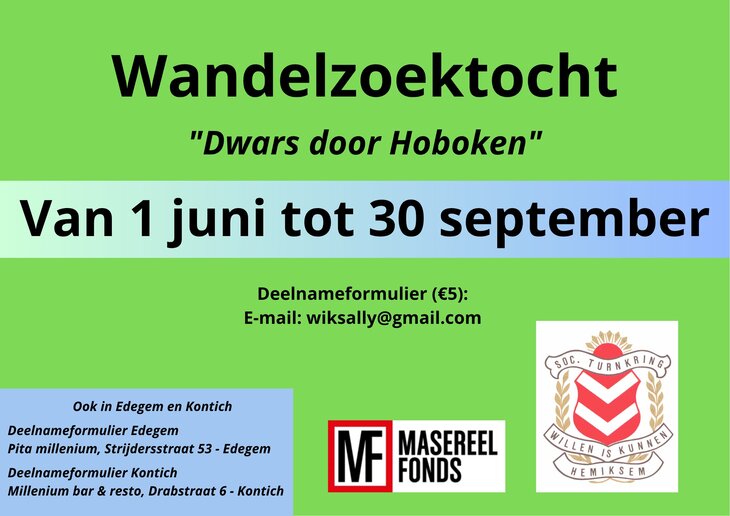 Ontspanning Zomerwandelzoektocht: dwars door Hoboken