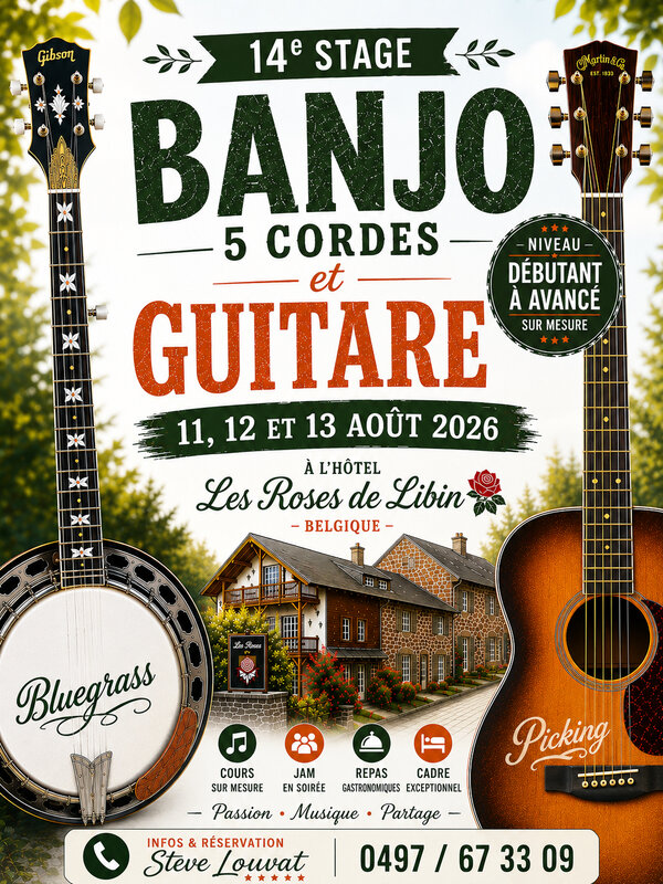 Workshops Workshop voor 5-snarige banjo gitaar
