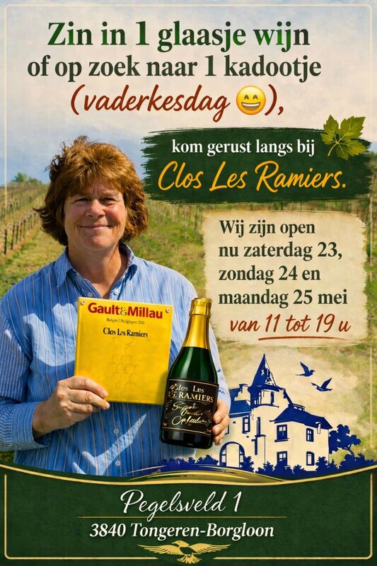 Ontspanning Open Deuren het domein Clos Ramiers:Pegelsveld-3840 Tongeren-Borgloon