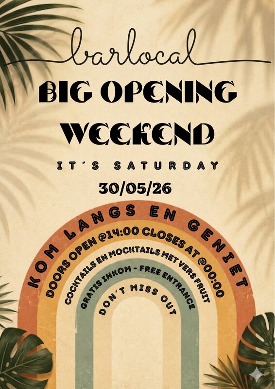 Ontspanning Big opening weekend