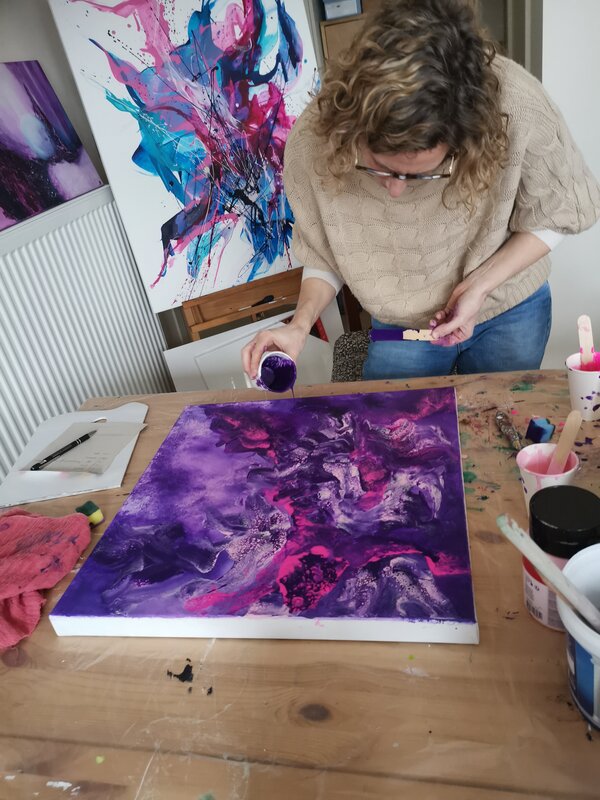 Workshops Workshop Abstracte Schildertechnieken