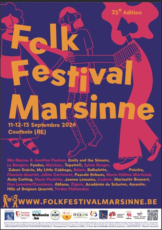 Concerten Folk festival Marsinne