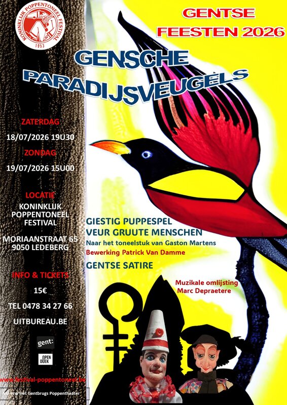 Voorstellingen Gensche Paradijsveugels