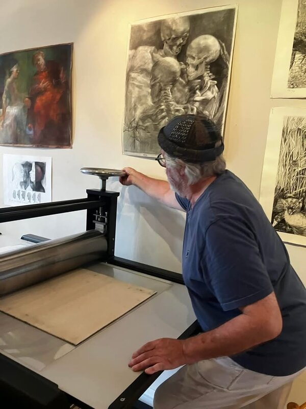 Tentoonstellingen In eigen grafisch atelier