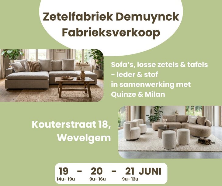 Ontspanning Fabrieksverkoop