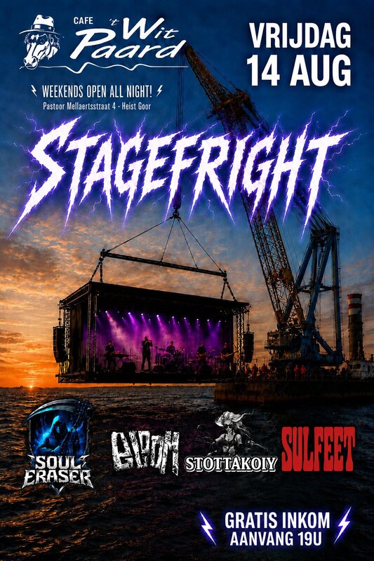 Concerten Stagefright