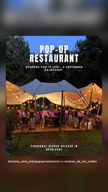 Nachtleven Peruaans up restaurant