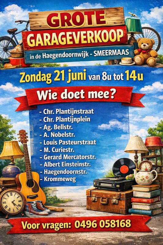  Garageverkoop