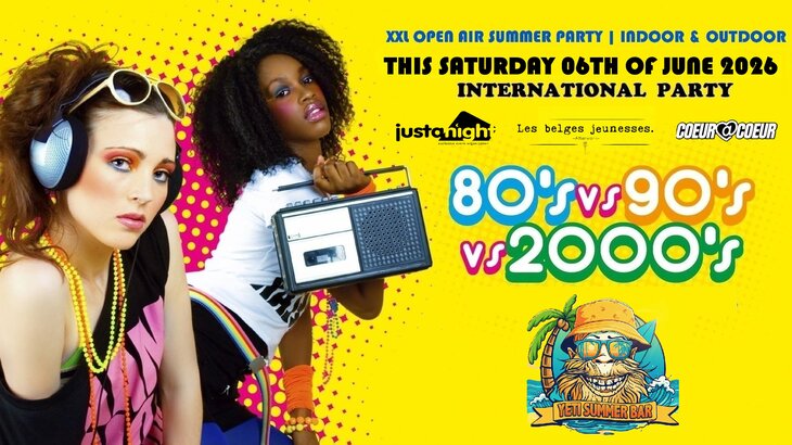 Nachtleven Open Party 06.06 Le Yéti Summer | binnen & buiten | Belges Jeunesses