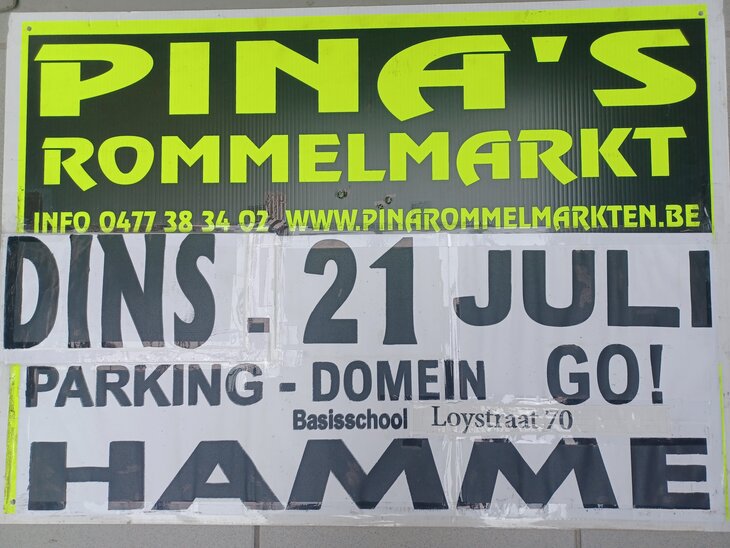  Pina s Jaarlijkse Openluchtrommelmarkt  Hamme ( Sint-Niklaas )
