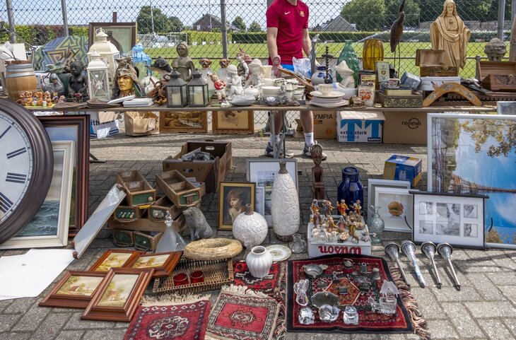  Jaarlijkse rommelmarkt Slekker Boys 