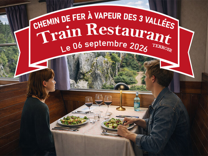 Ontspanning Stoomtrein & Gastronomie 6 September 2026