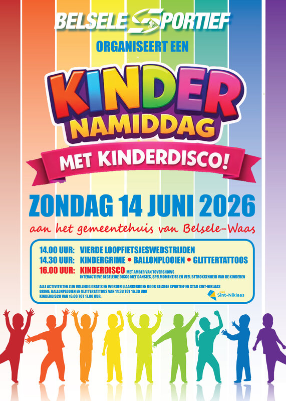 Voorstellingen Gratis kinderanimatie interactieve kinderdisco Belsele-Waas