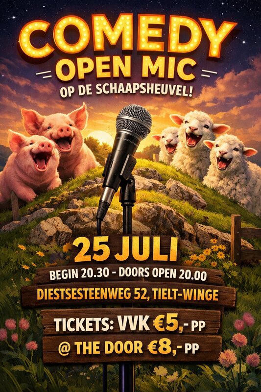 Ontspanning Comedy avond de schaapsheuvel