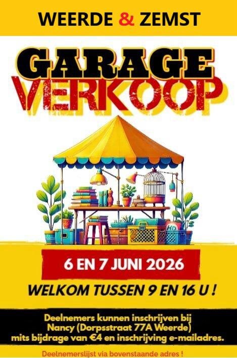  Garageverkoop