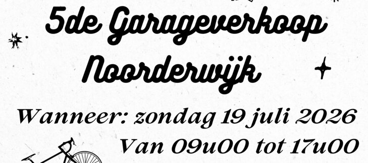  Garageverkoop Noorderwijk editie