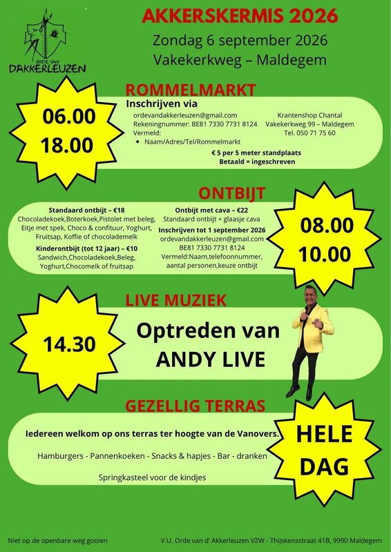  Rommelmarkt optreden de namiddag