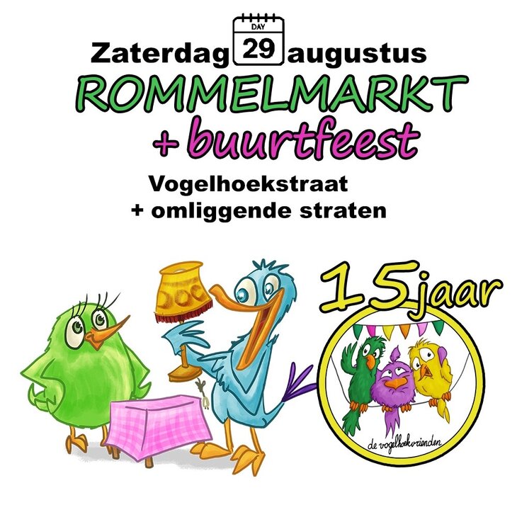  Rommelmarkt Gentbrugge Vogelhoek