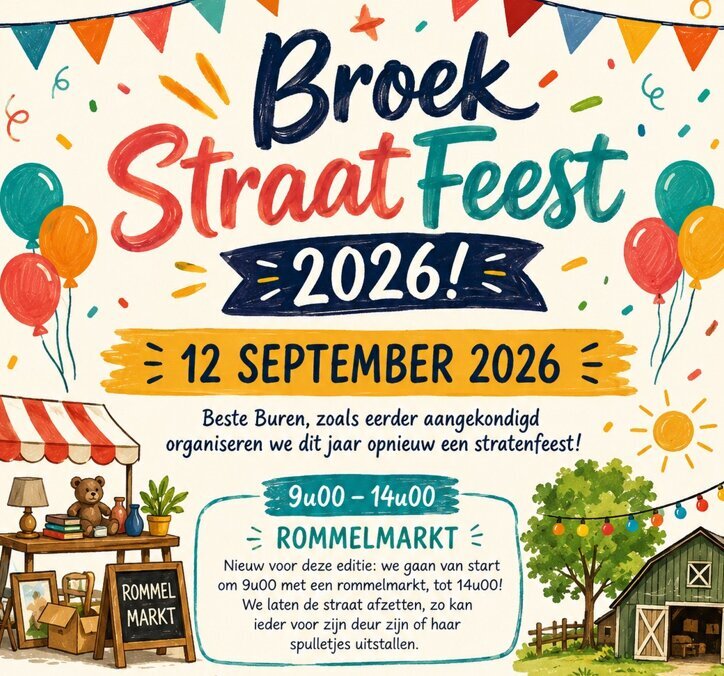  1ste Broekstraat rommelmarkt