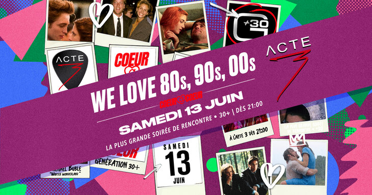 Nachtleven We love 80s, 90s, / Gratis tickets je vóór 22u30 komt: