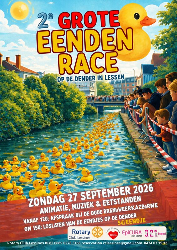 Ontspanning 2e eendenrace de Dender Lessines