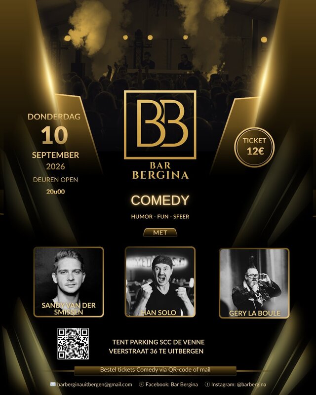 Voorstellingen Bar Bergina Comedy