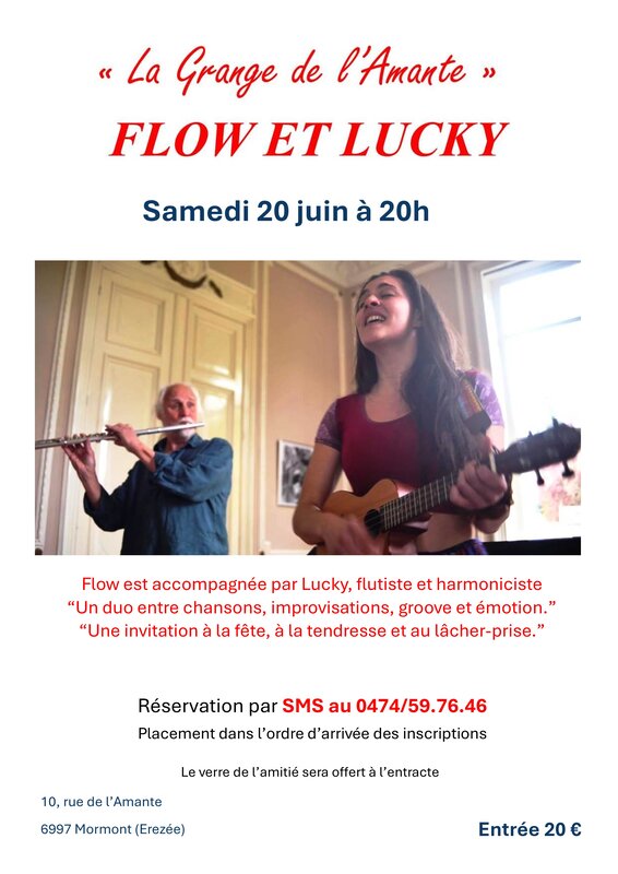 Concerten Concert reservatie sms: 0474/59.76.46