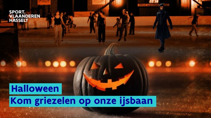 Ontspanning Halloween het ijs: very scary skating