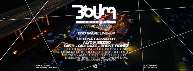 Nachtleven Boum Outdoor Hét dancefestival de Maas Belgisch Limburg
