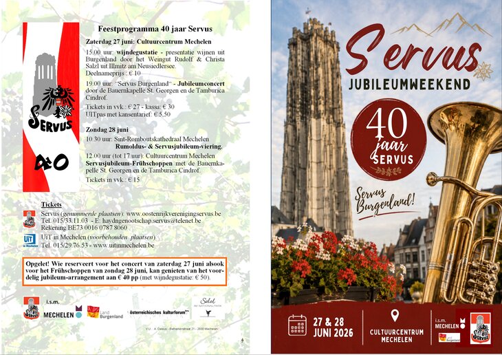 Concerten Jubileumconcert   Servus Burgenland 