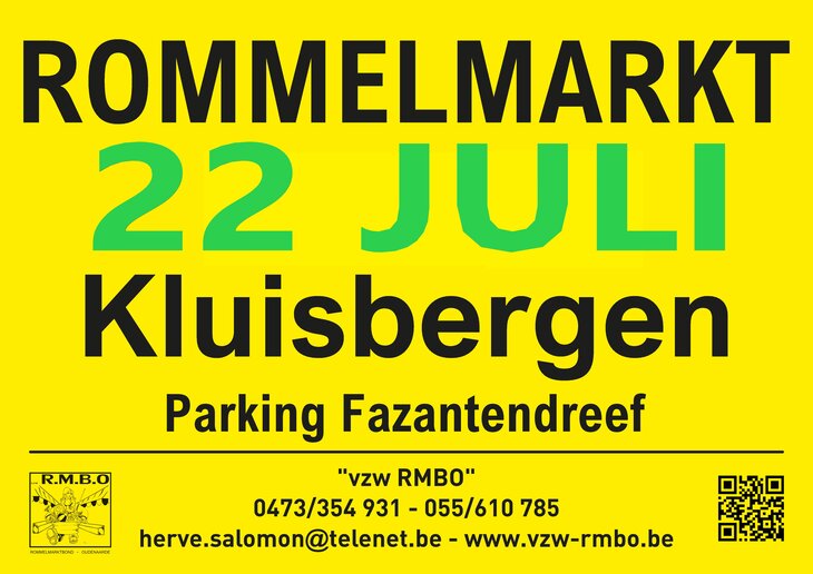  Zomerse parking rommelmarkt