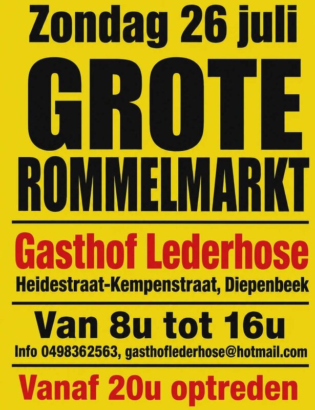  Grote jaarlijkse rommelmarkt