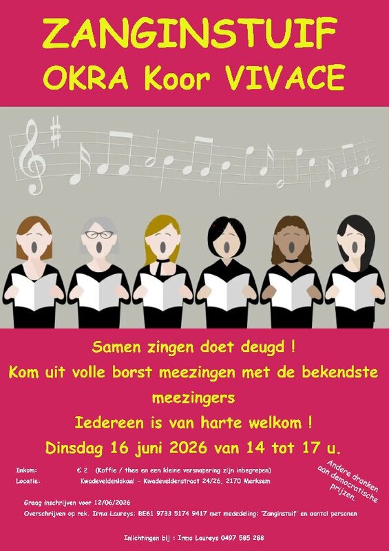 Voorstellingen Okra Zanginstuif
