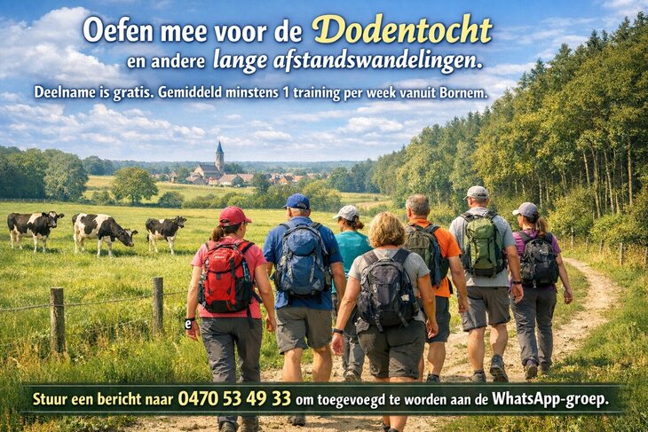 Ontspanning Trainen voor Dodentocht - deelname gratis