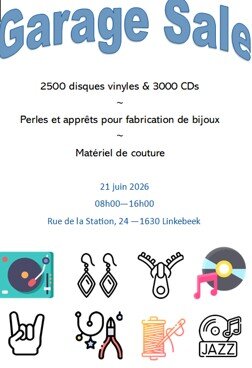 Garage Sale Linkebeek : Lps, naaien sieraden onderdelen (