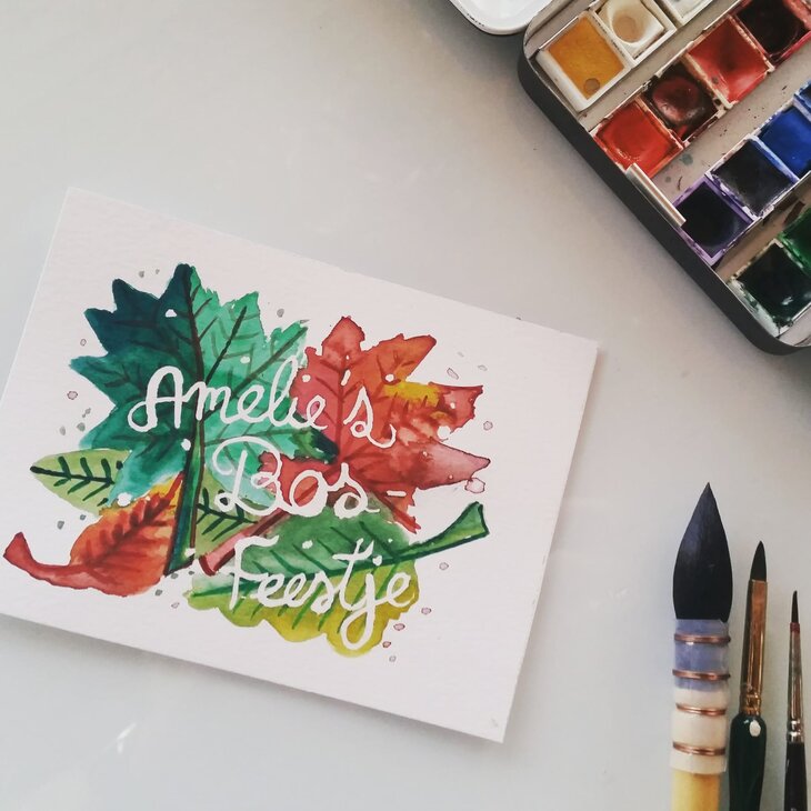 Workshops Zen sessies: Aquarel wenskaarten