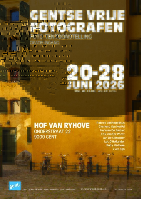 Tentoonstellingen Gentse Vrije Fotografen foto tentoonstelling