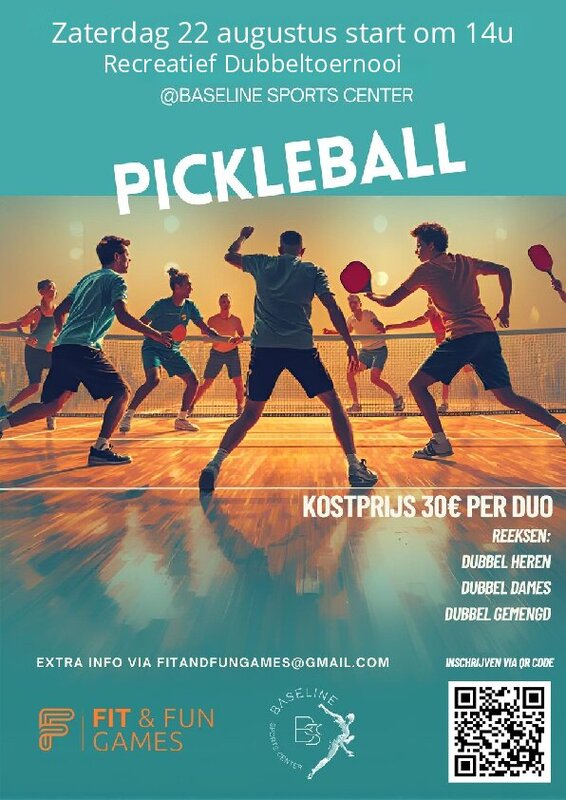 Ontspanning Pickleball Dubbeltornooi