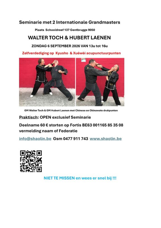 Workshops Seminarie drukpunten zelfverdediging