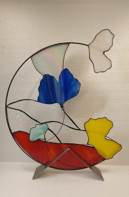 Tentoonstellingen Tentoonstelling glasramen Tiffanytechniek