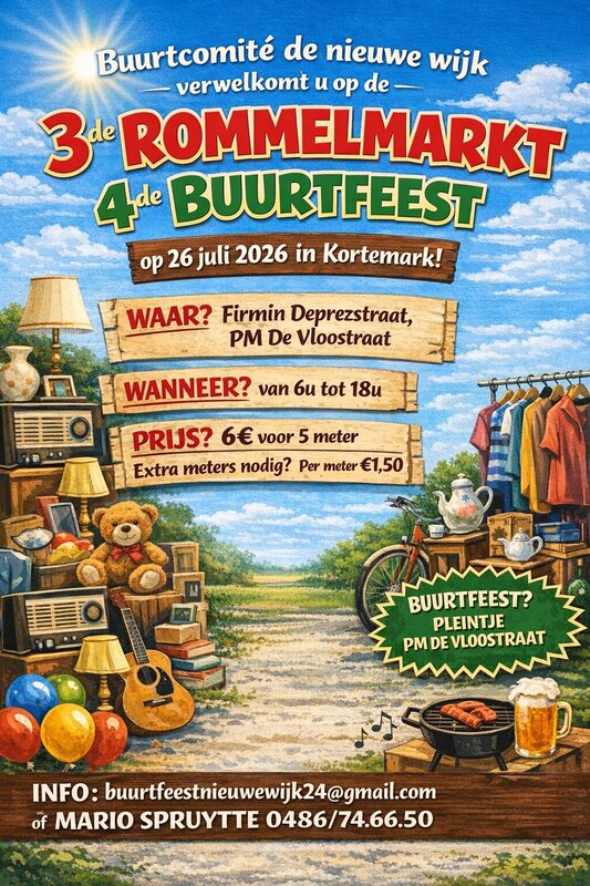  3de rommelmarkt