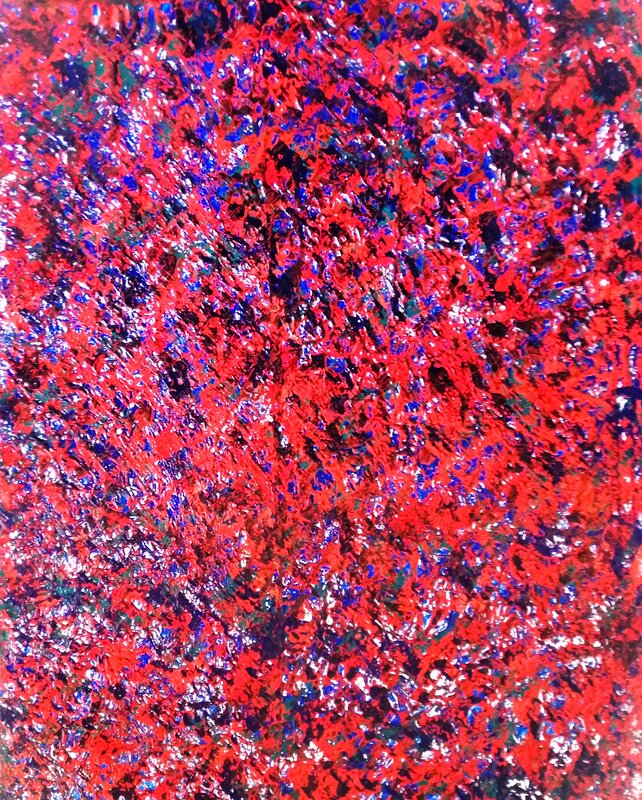 Workshops Abstract schilderen aluminiumfolie