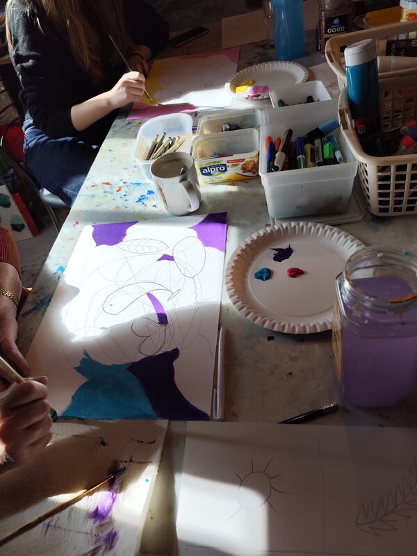 Workshops Intuïtief schilderen