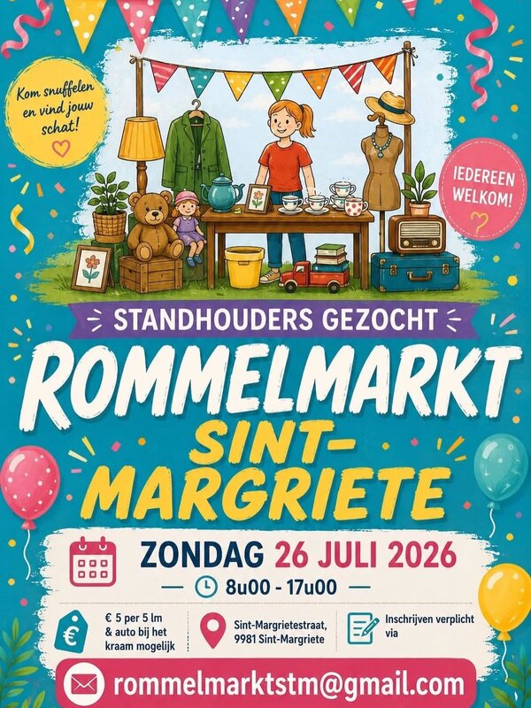  Rommelmarkt Sint-Margriete