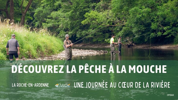 Ontspanning Vliegvissen de Ardennen initiatiedag La Roche-en-Ardenne